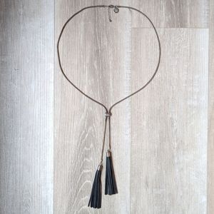 White House Black Market Tassel Necklace